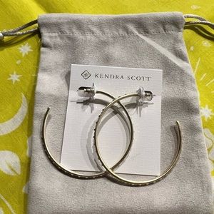 Kendra Scott Val Hoops Gold